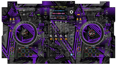 Pioneer DJ XDJ XZ Skin Ridge Purple